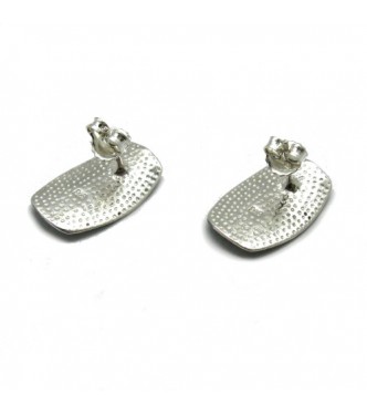 E000744 Handmade sterling silver earrings solid 925 hallmarked  Empress